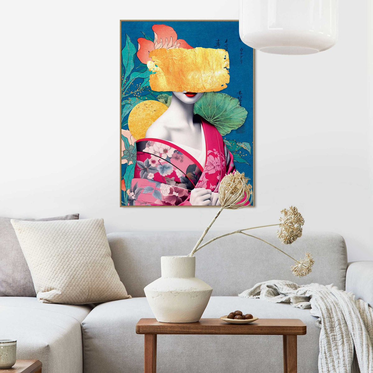Framed Poster Marja van den Hurk - Japanese Collage 70x50