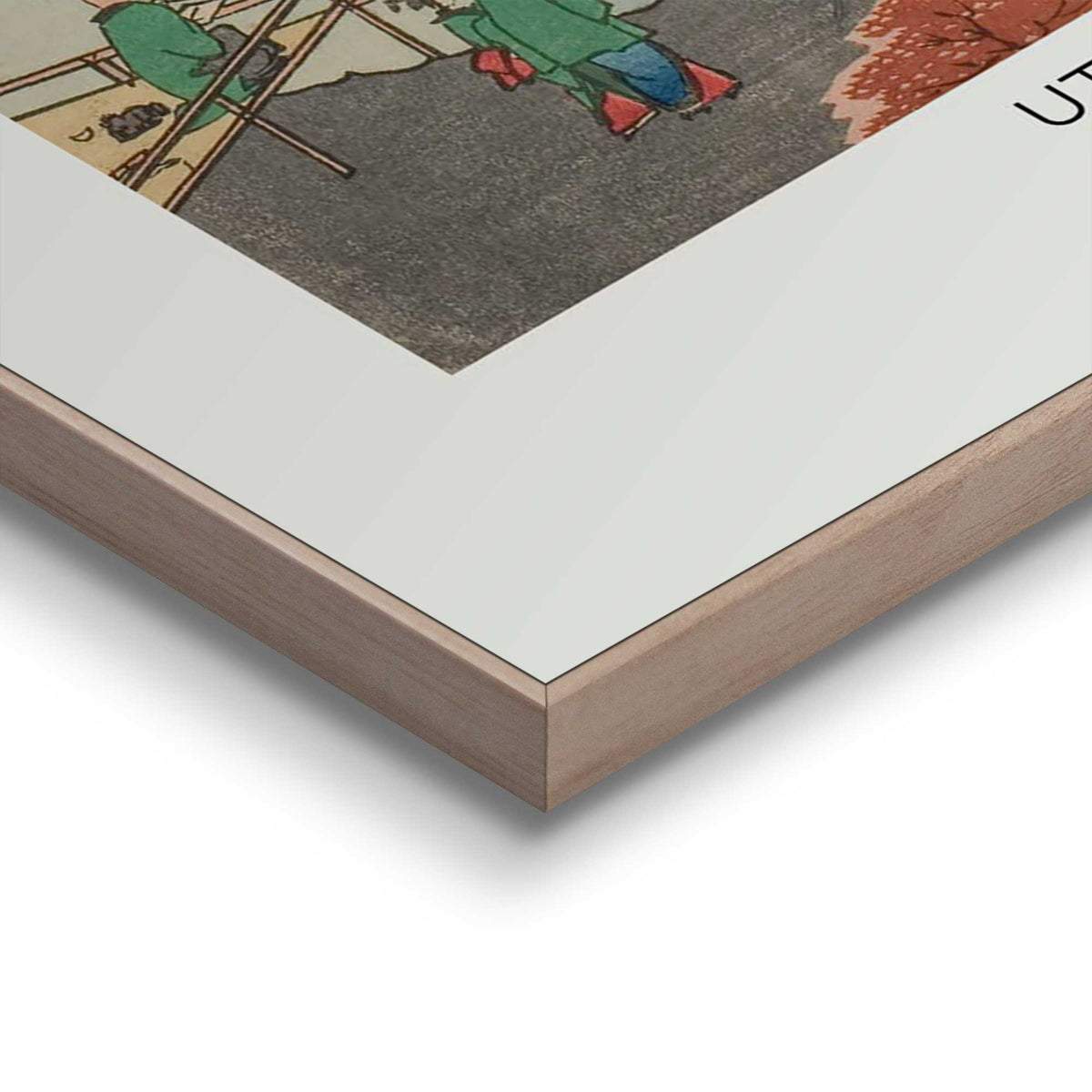 Framed Poster Utagawa Hiroshige - Akiba Shrine 70x50