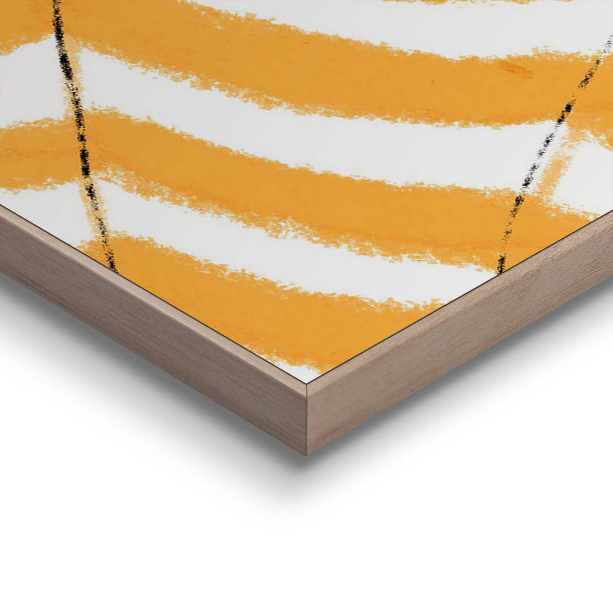 Framed Poster Beach umbrellas 70x50