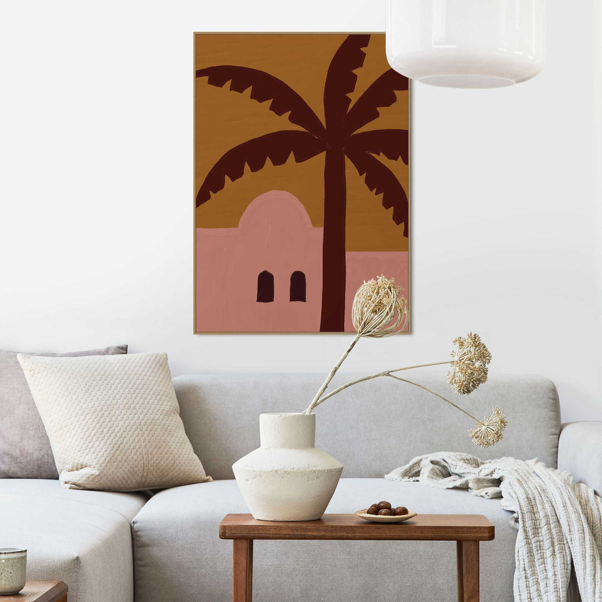 Framed Poster Sunny House 70x50
