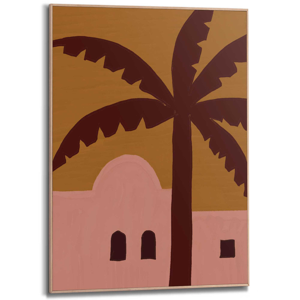 Framed Poster Sunny House 70x50