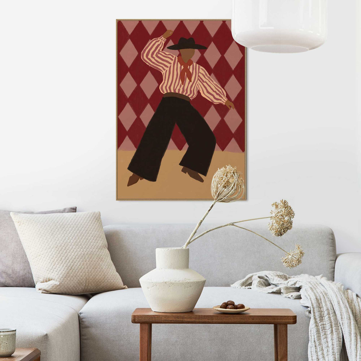 Framed Poster Dancing 70x50