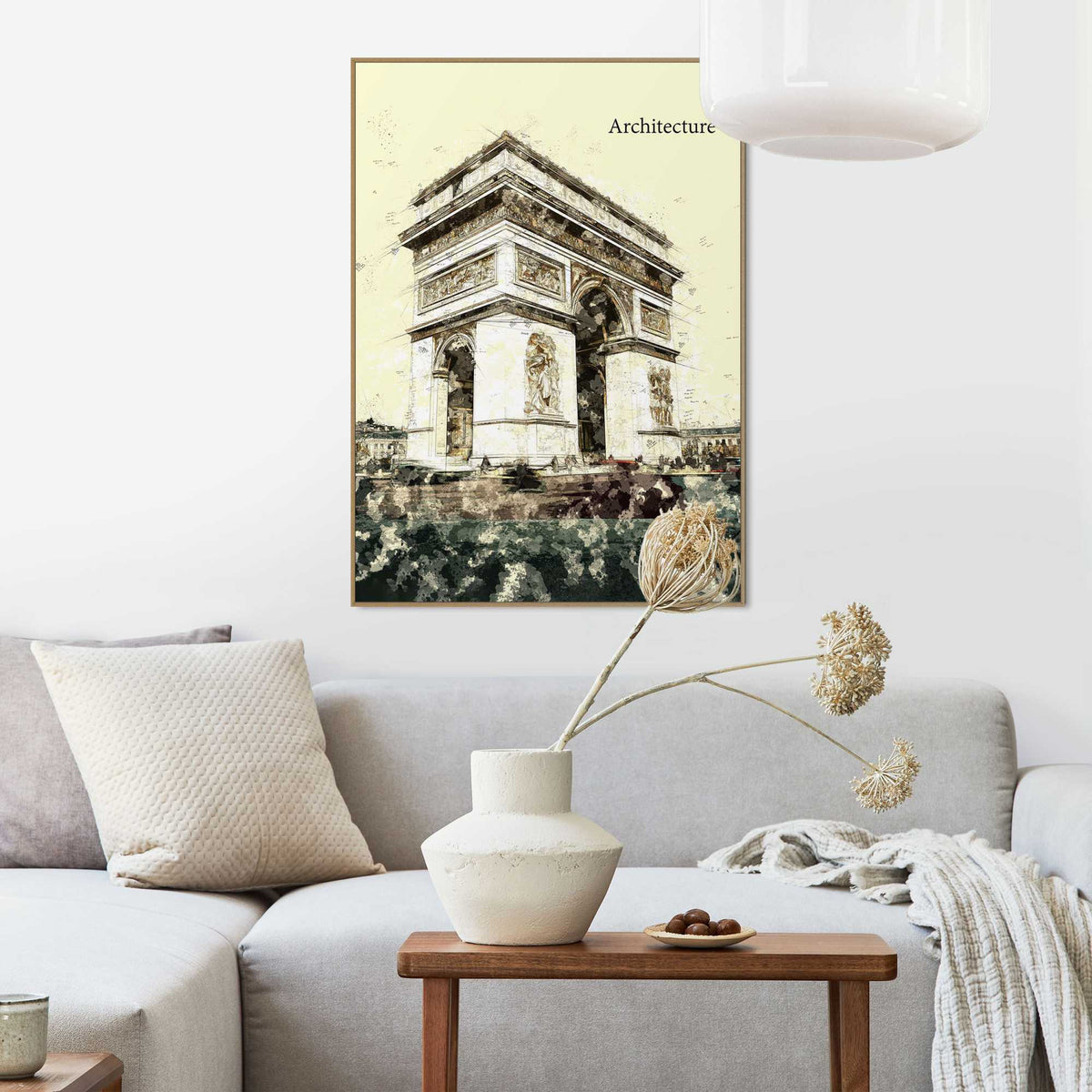 Framed Poster Arc de Triomphe 70x50