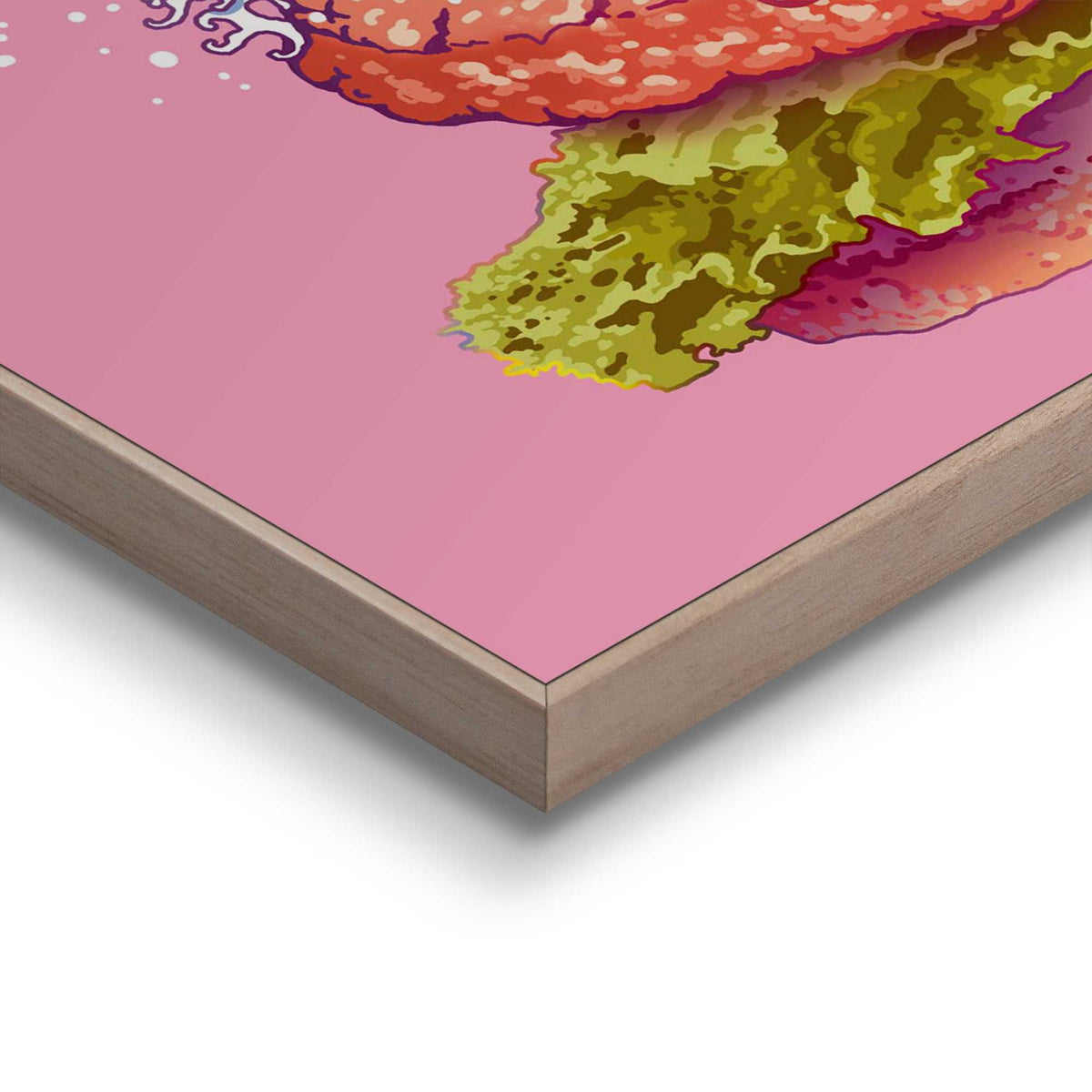 Framed Poster Adam Lawless - Kanagawa Burger 50x40