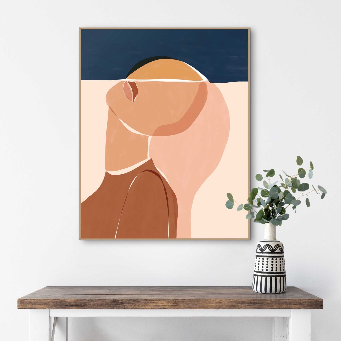 Framed Poster Summer profile 50x40