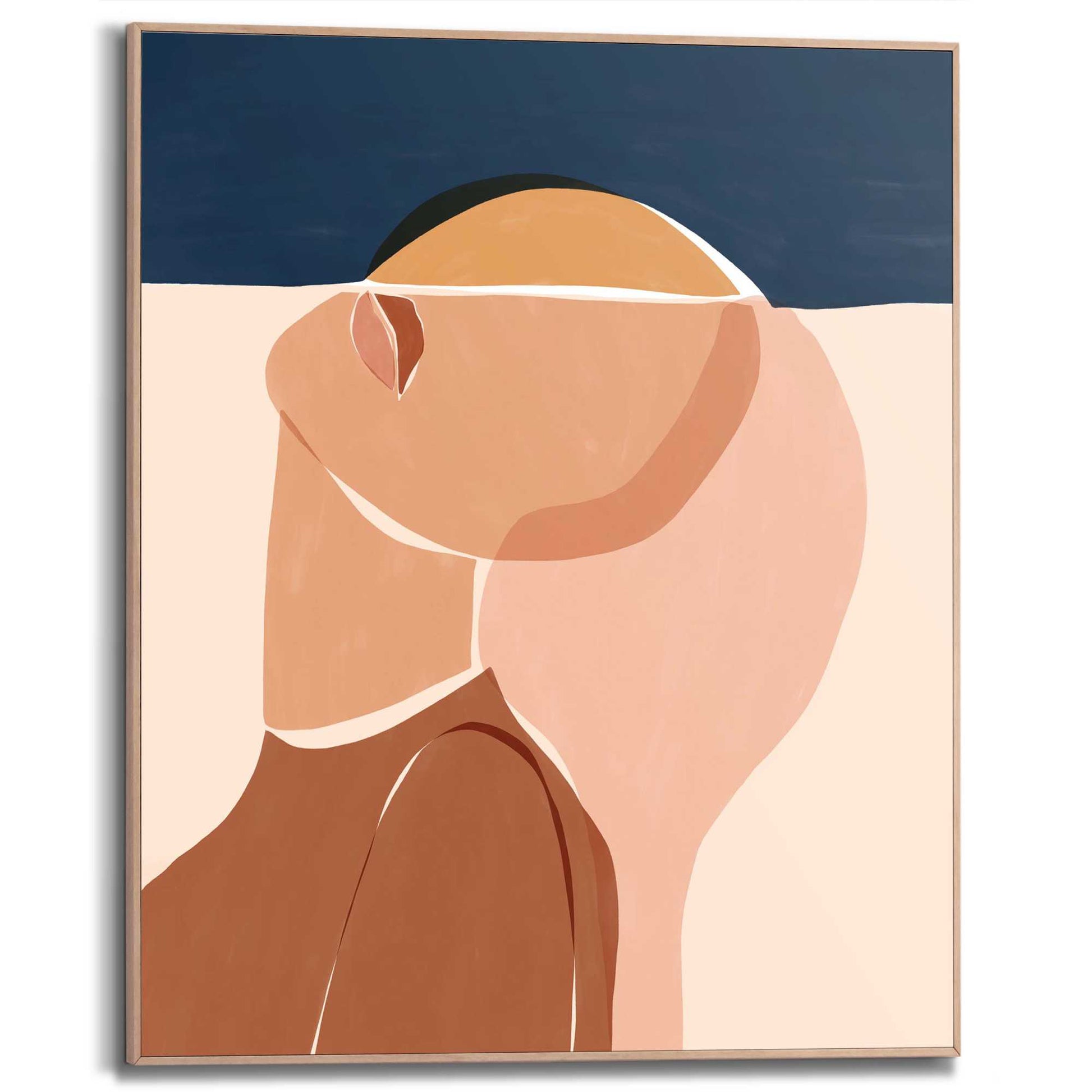 Framed Poster Summer profile 50x40