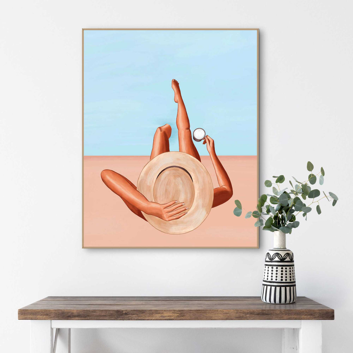 Framed Poster Sun moment 50x40