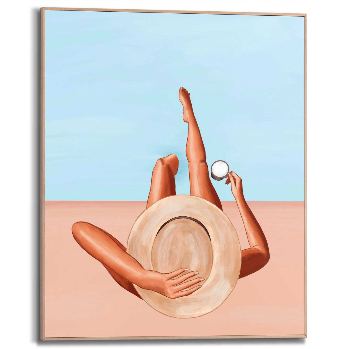 Framed Poster Sun moment 50x40