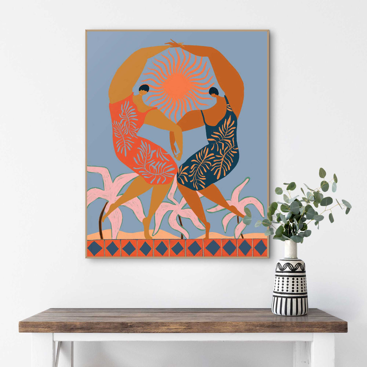 Framed Poster Arty Guava - Sisterhood 50x40