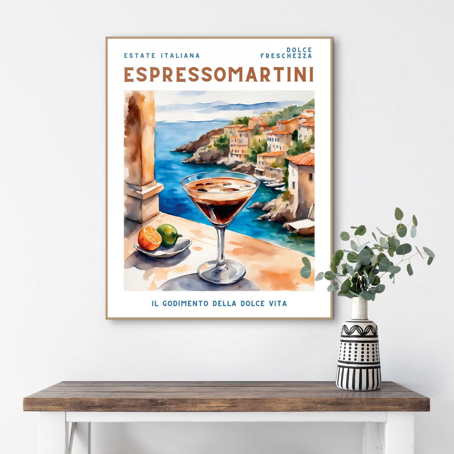 Framed Poster Espresso Martini 50x40