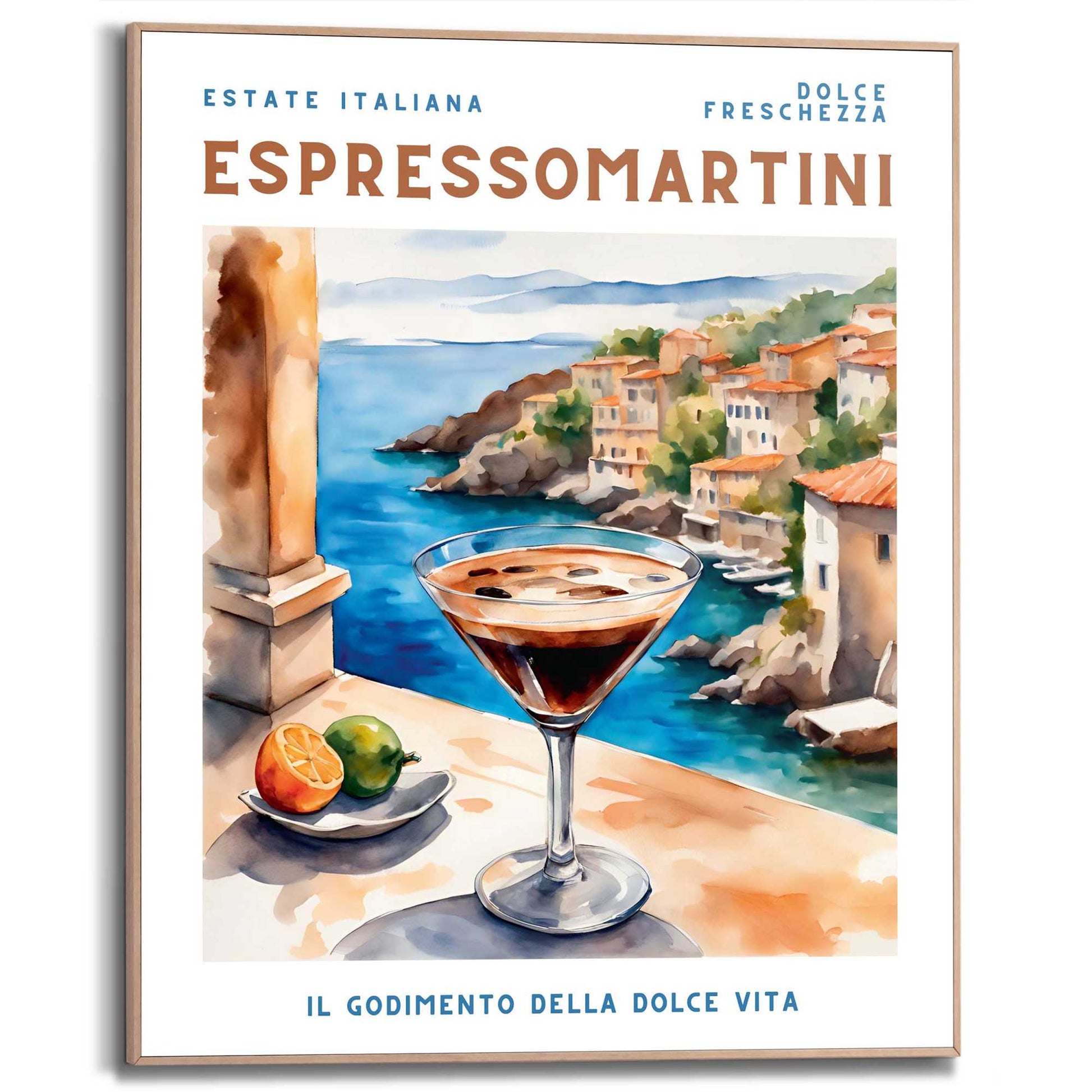 Framed Poster Espresso Martini 50x40