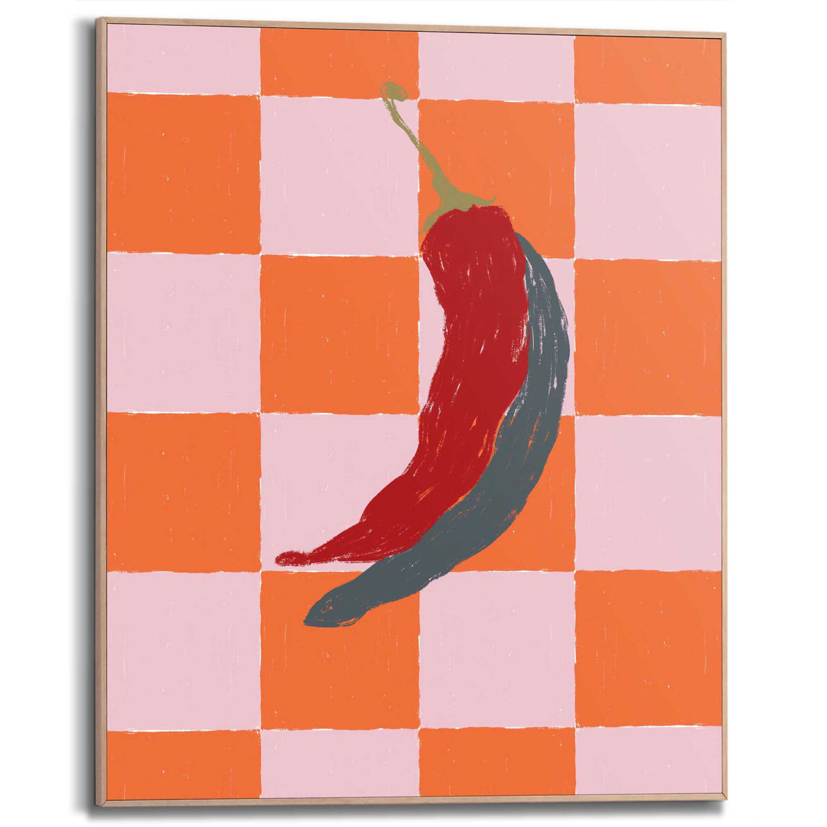 Framed Poster Red Chili 50x40