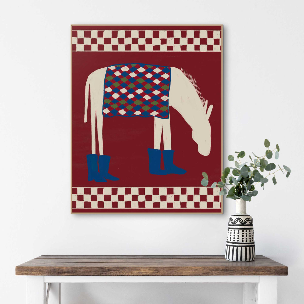 Framed Poster Silent Grazer 50x40