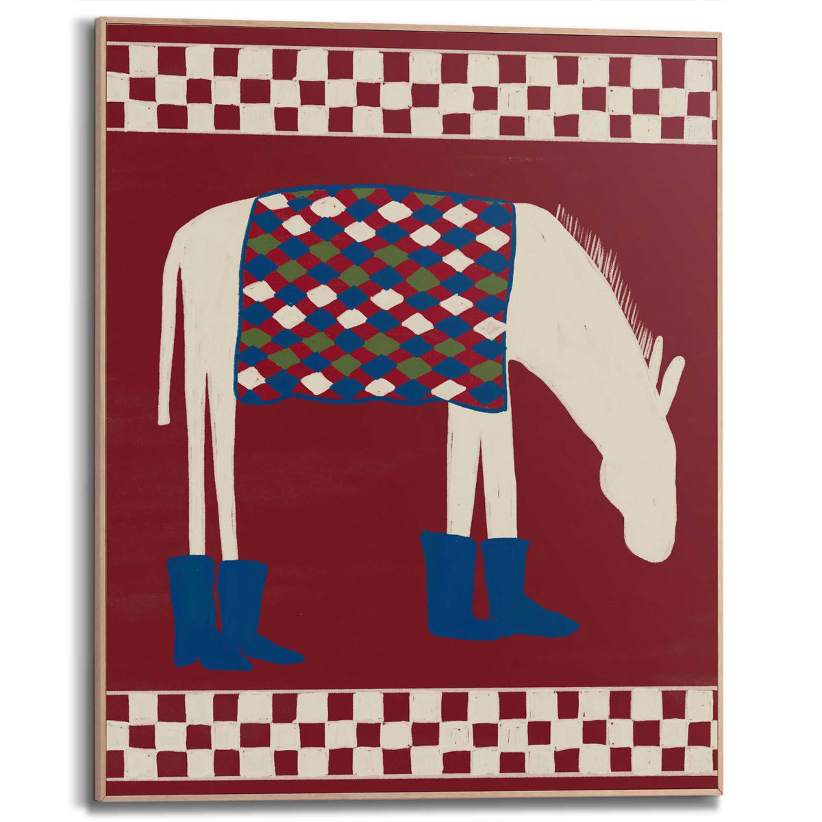 Framed Poster Silent Grazer 50x40