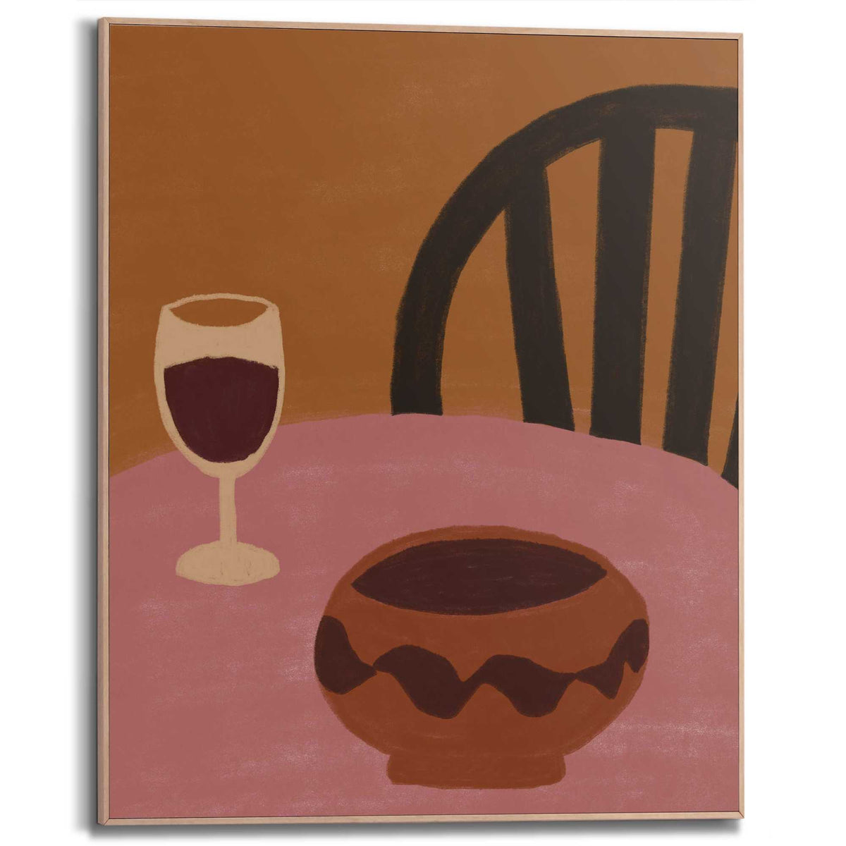 Framed Poster Dining table 50x40