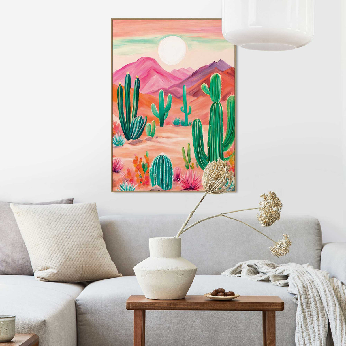Framed Poster Desert bloom 70x50