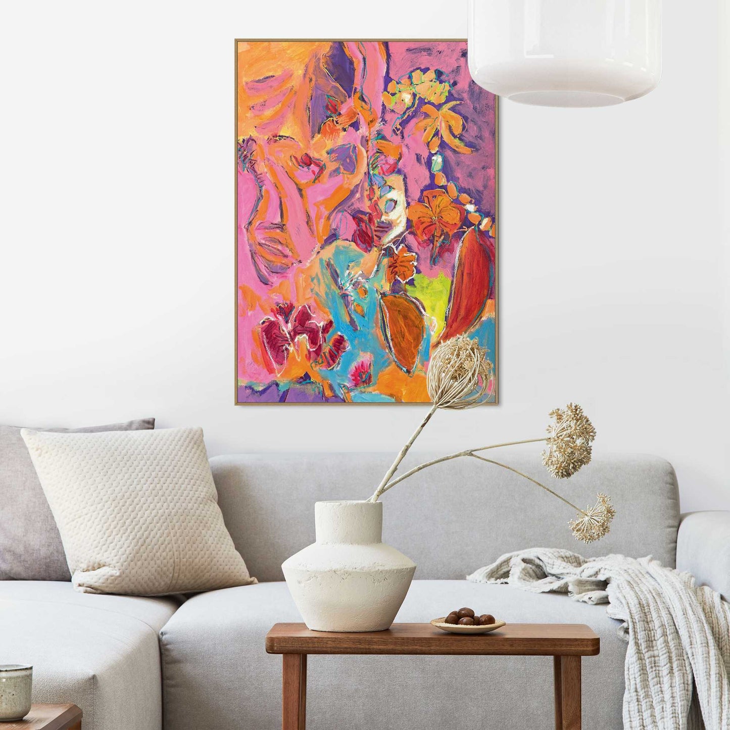 Framed Poster Symphony of Colours 70x50