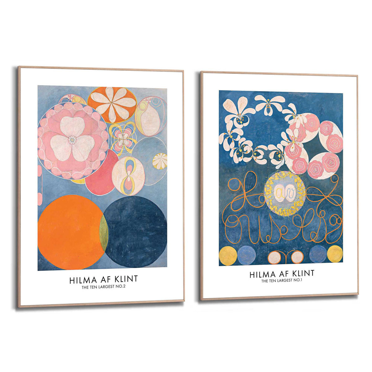 Framed Poster Hilma Af Klint Set  70x50