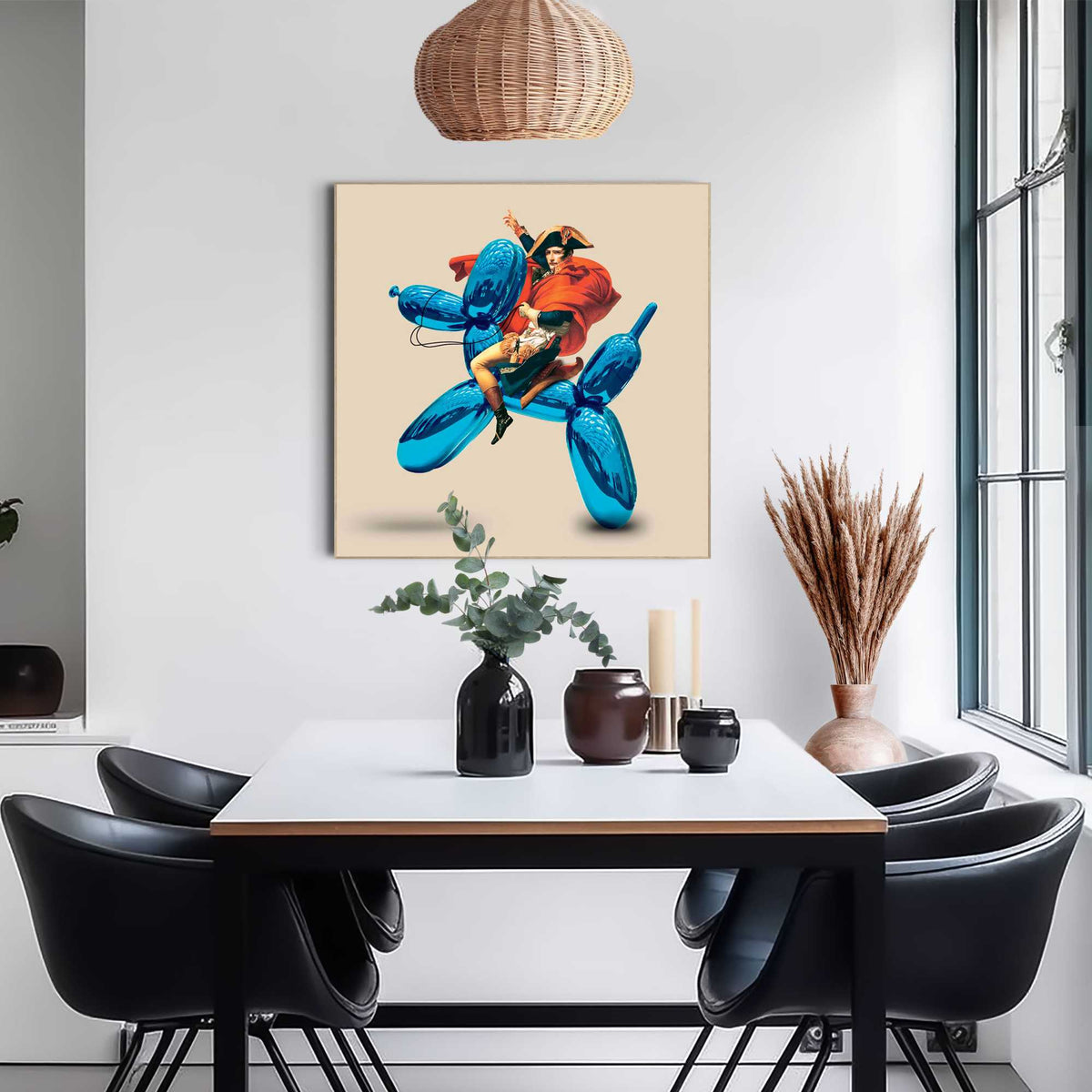 Framed Poster Fake Conqueror 50x50