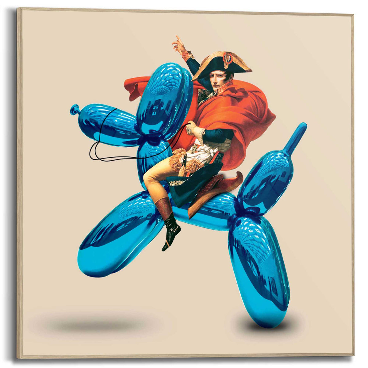 Framed Poster Fake Conqueror 50x50