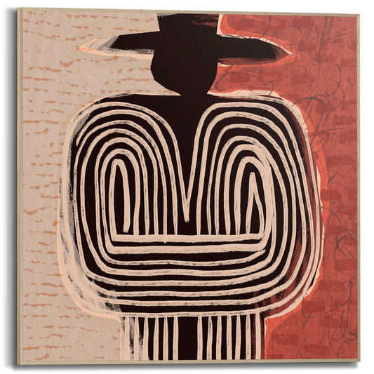 Framed Poster Abstract Silhouette 50x50
