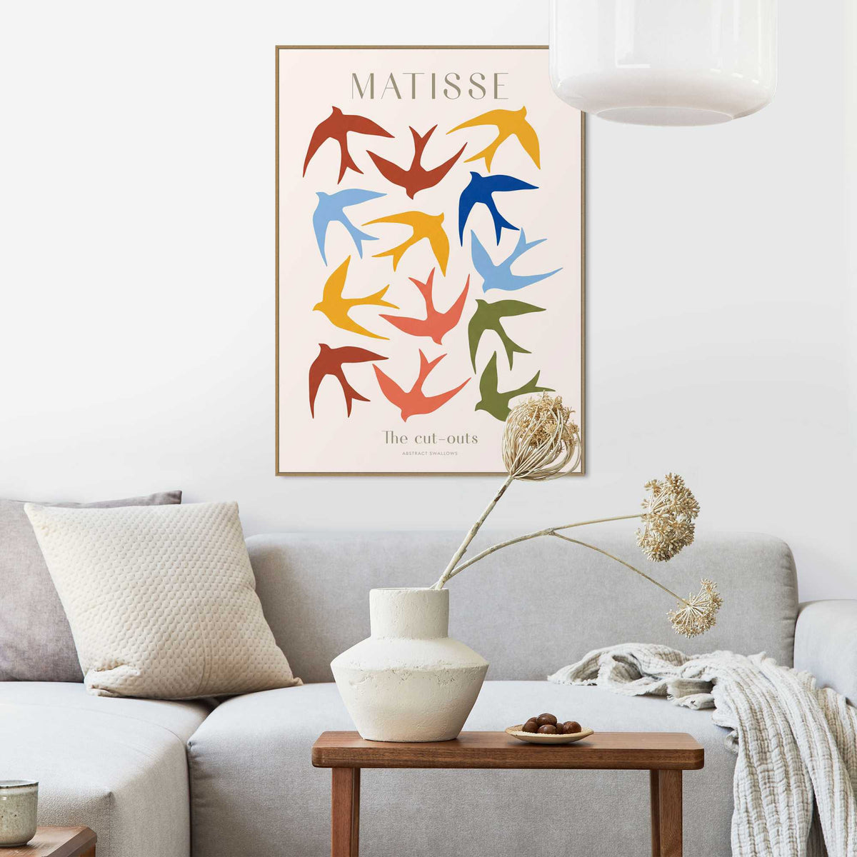 Framed Poster Matisse - The Cut-Outs 70x50