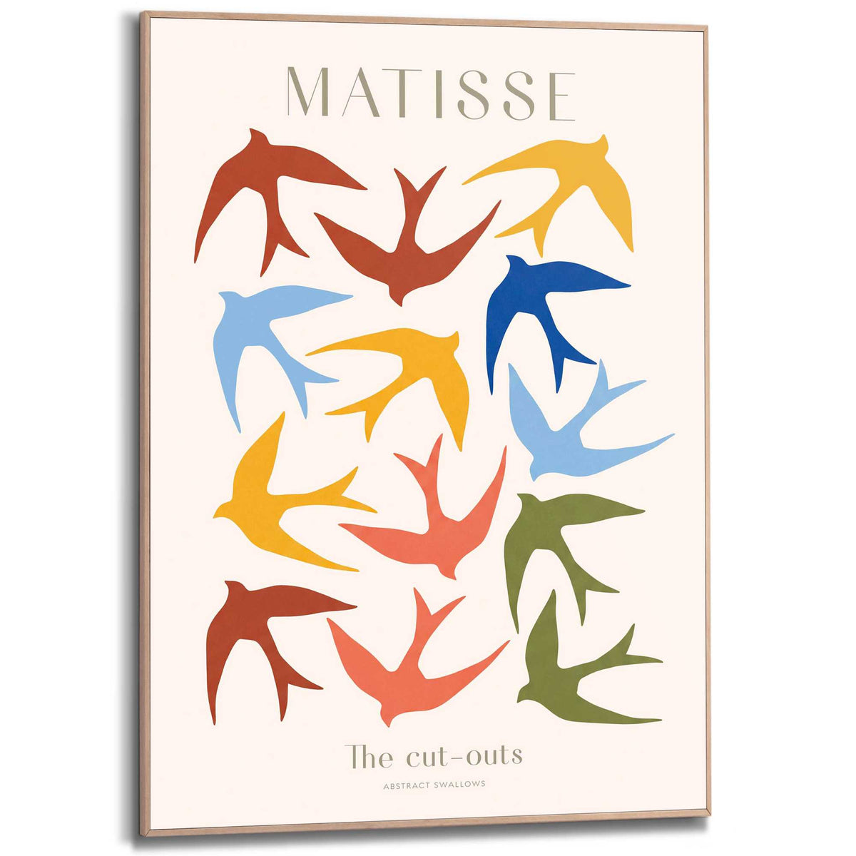 Framed Poster Matisse - The Cut-Outs 70x50