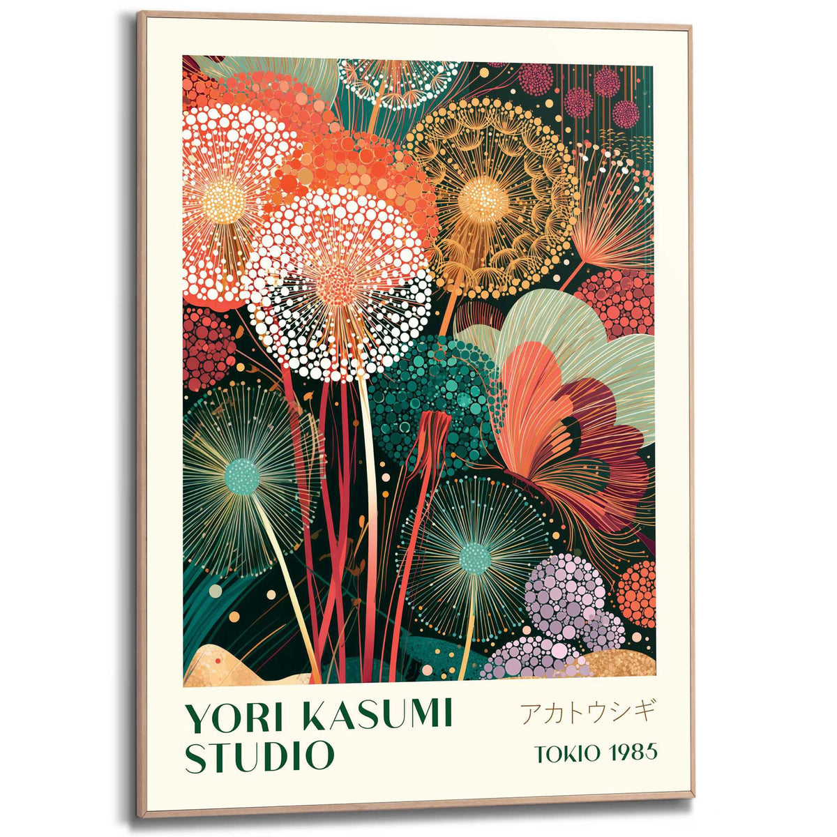 Framed Poster Yori Kasumi Studio - Flora 70x50