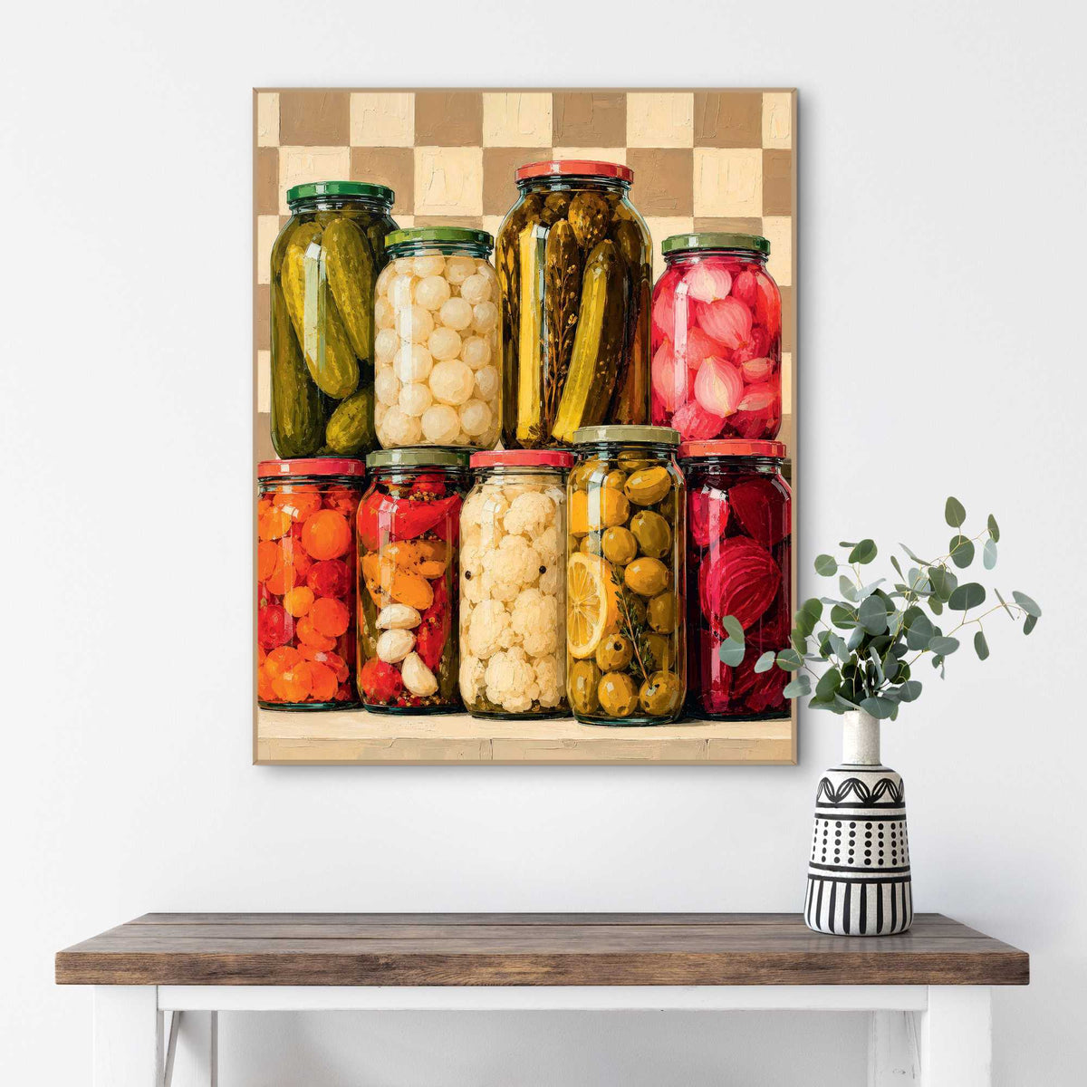 Framed Poster Kitchen stock 50x40
