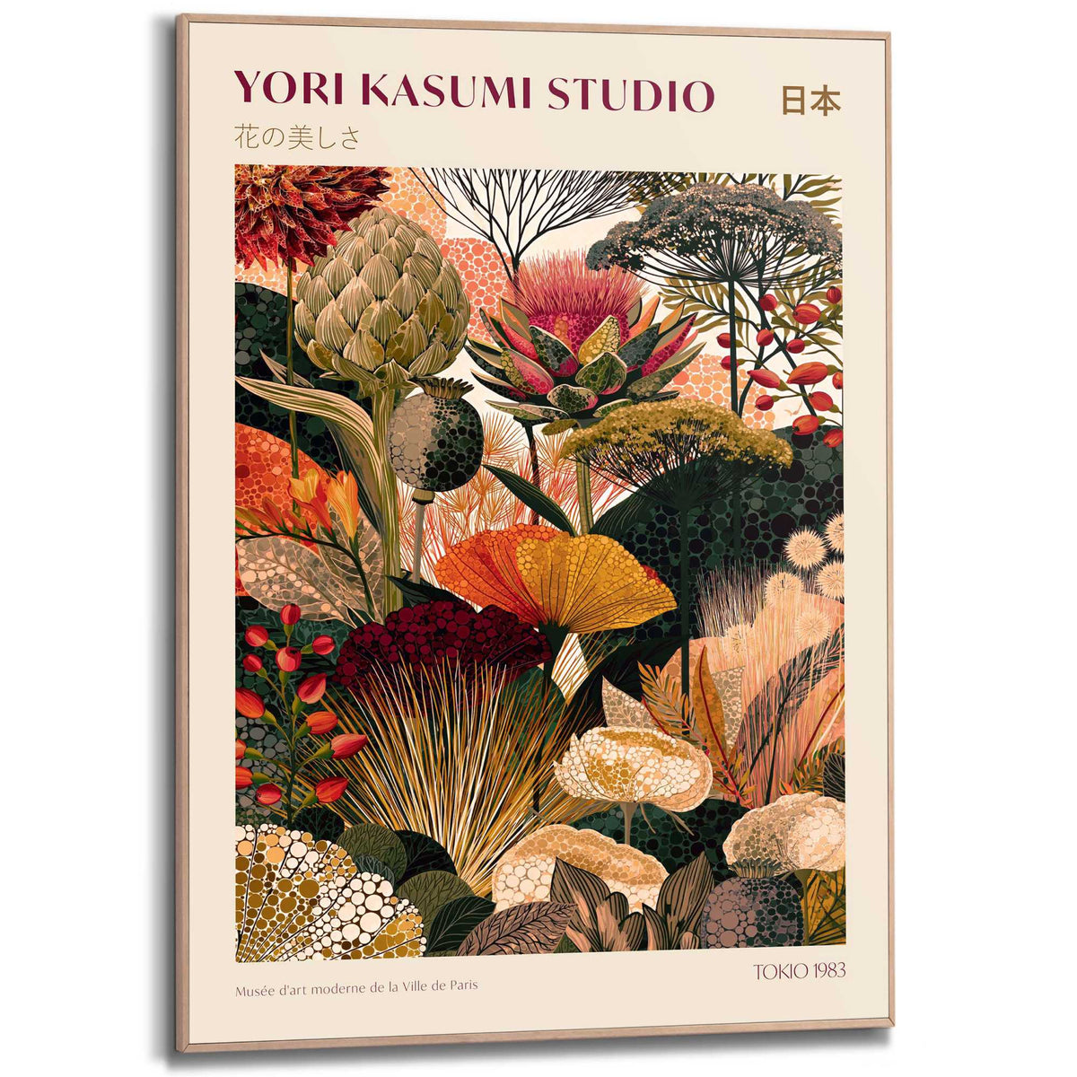 Framed Poster Yori Kasumi Studio - Rustic Botanics 70x50
