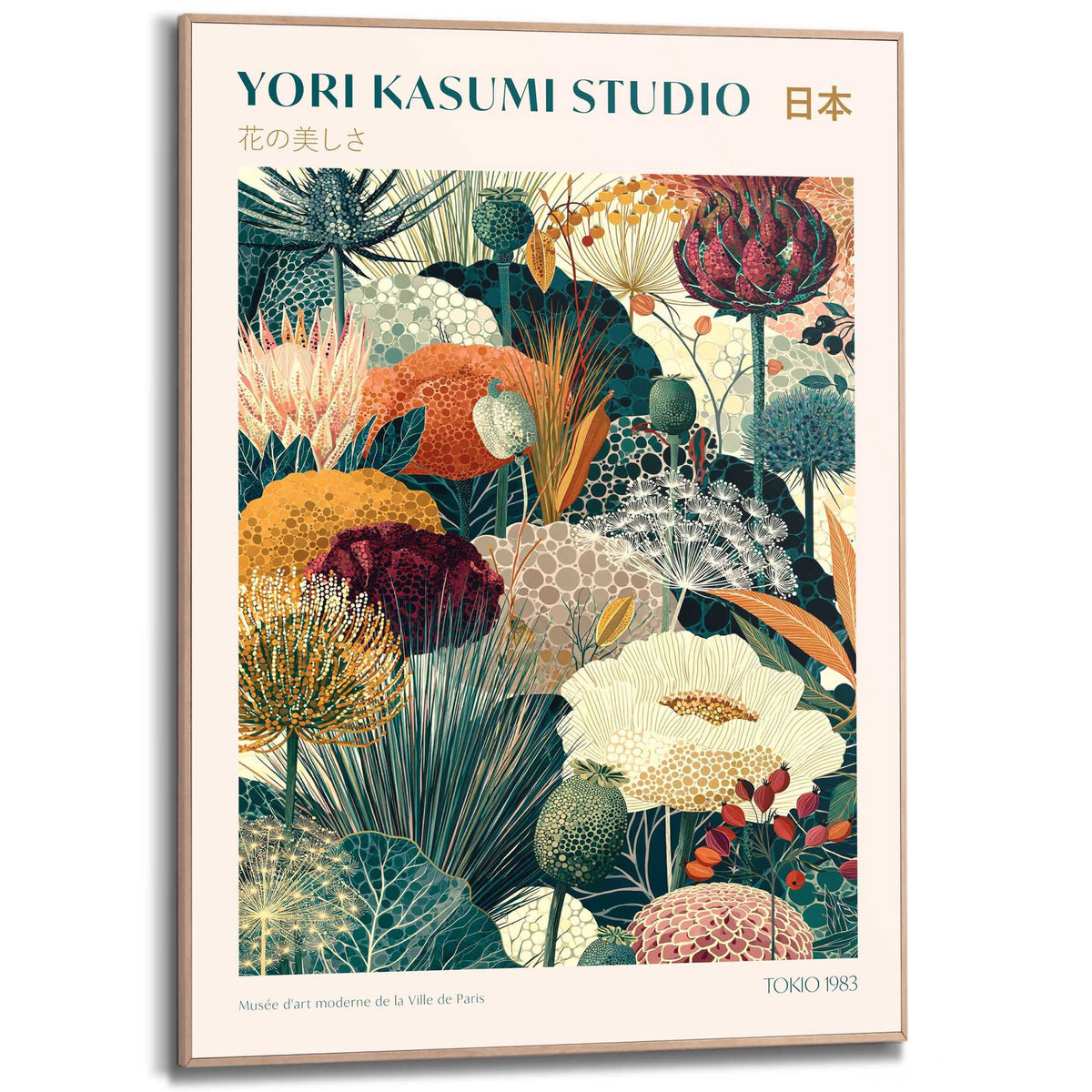 Framed Poster Yori Kasumi Studio - Amber Bloom 70x50