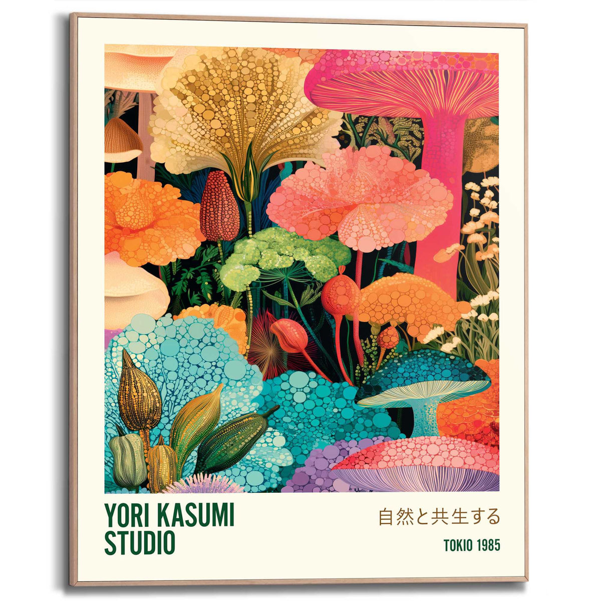 Framed Poster Yori Kasumi Studio - Wild Botanica 50x40