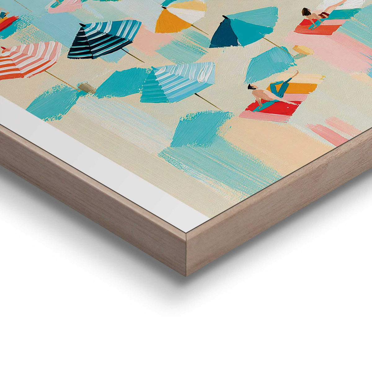 Framed Poster On the coast 50x40