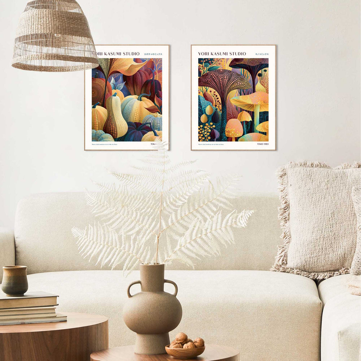 Framed Poster Yori Kasuma - Autumn Duo 50x40