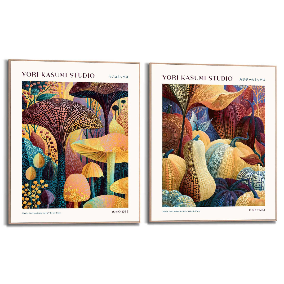 Framed Poster Yori Kasuma - Autumn Duo 50x40
