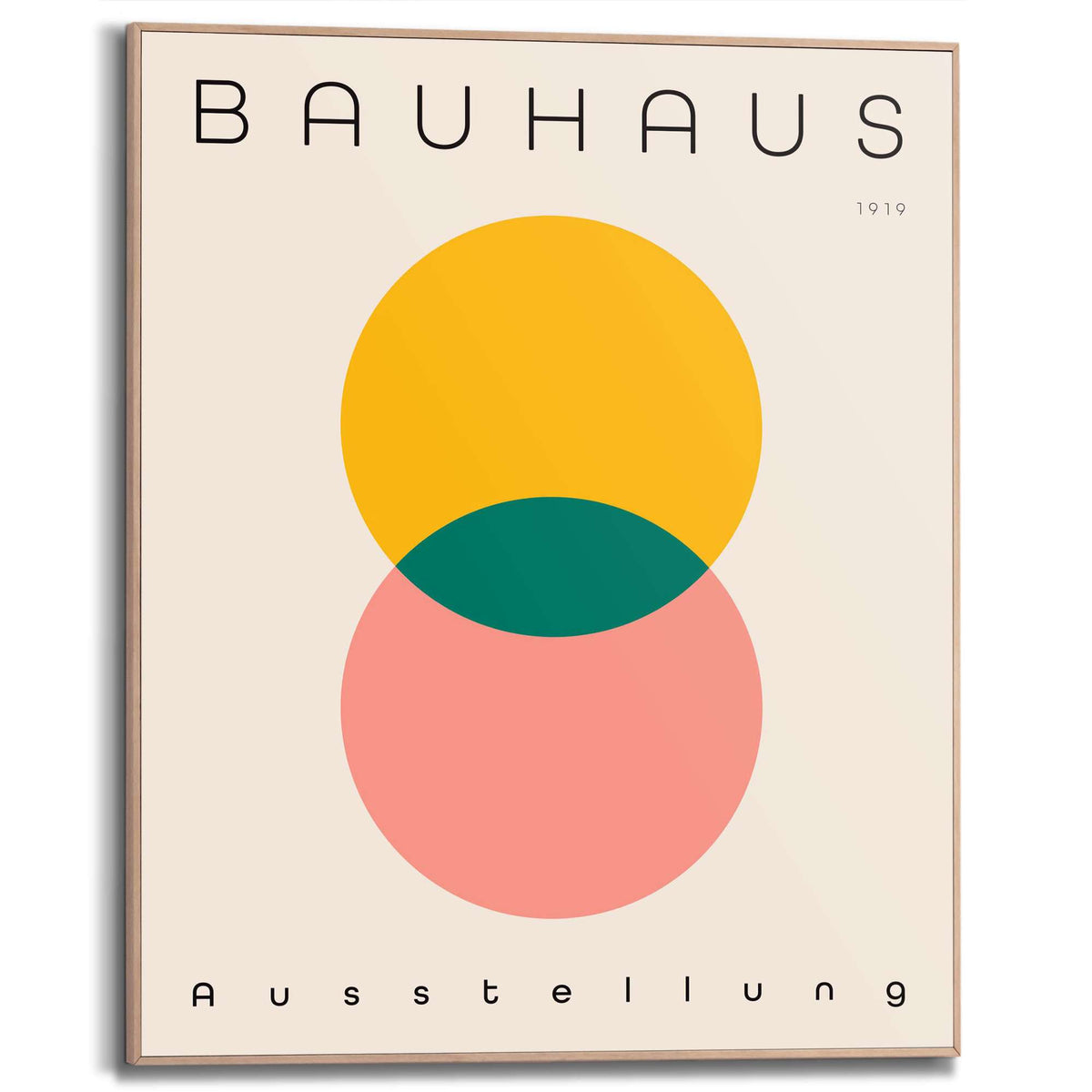 Framed Poster Bauhaus Colour Fusion 50x40