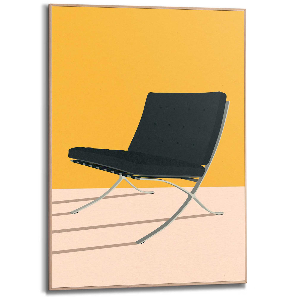 Framed Poster Modern Chair 70x50