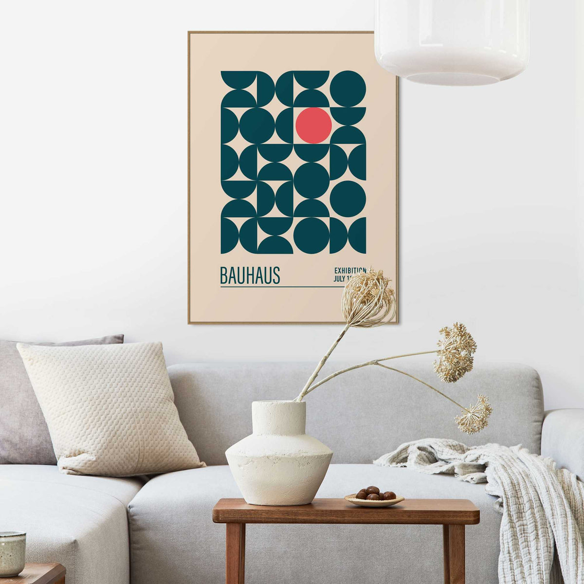 Framed Poster Bauhaus - Geometry 70x50