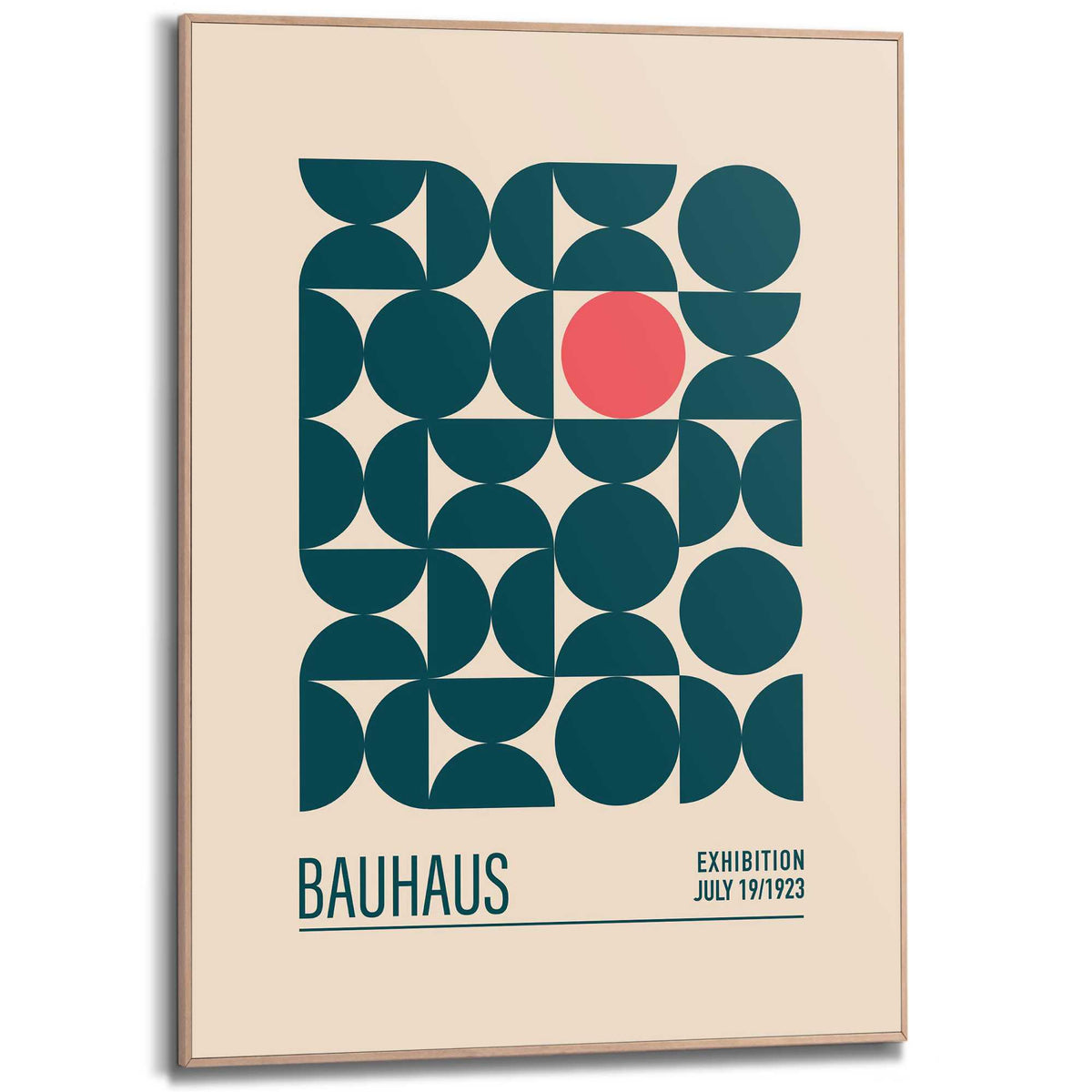 Framed Poster Bauhaus - Geometry 70x50