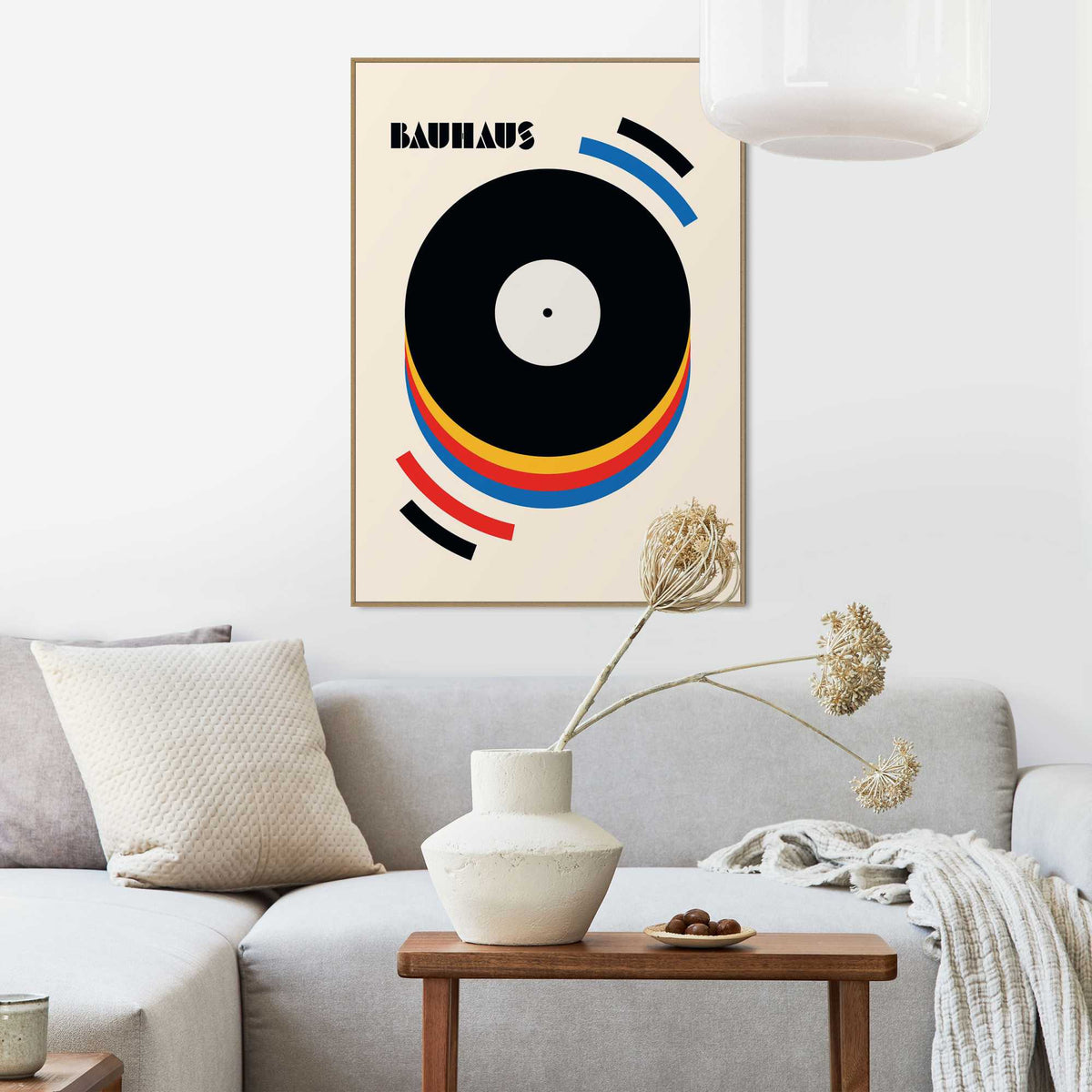 Framed Poster Bauhaus - Vinyl I 70x50