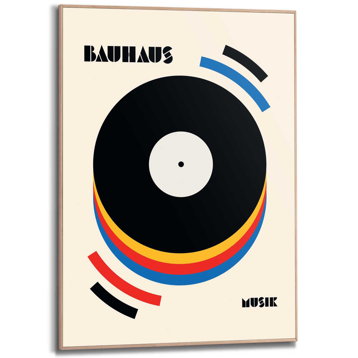 Framed Poster Bauhaus - Vinyl I 70x50