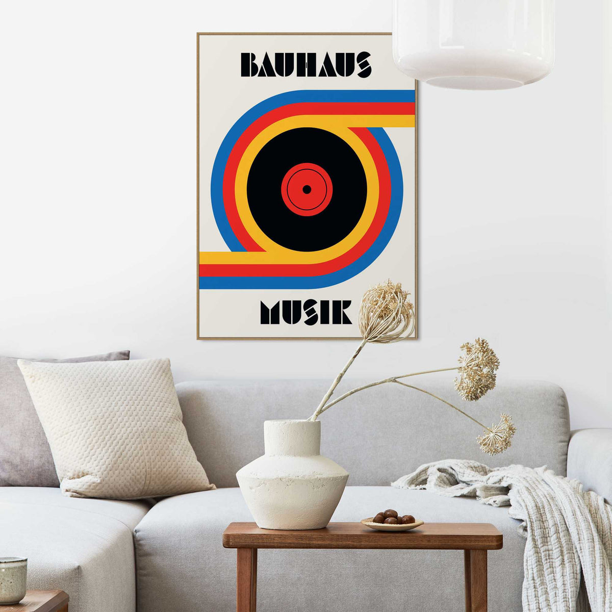 Framed Poster Bauhaus - Vinyl II 70x50