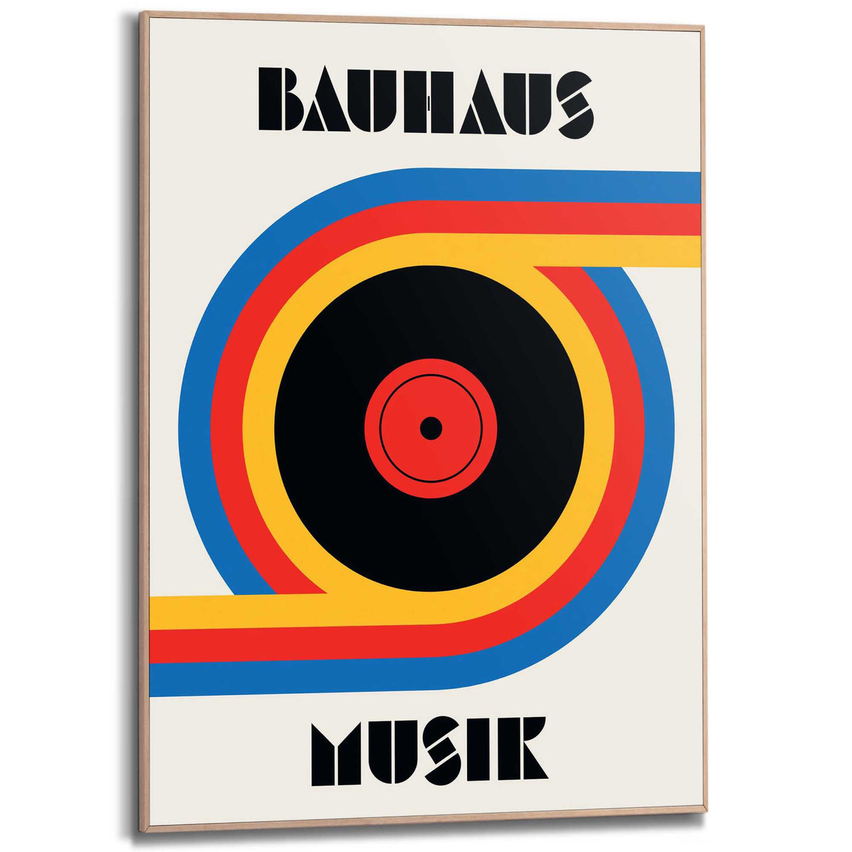 Framed Poster Bauhaus - Vinyl II 70x50