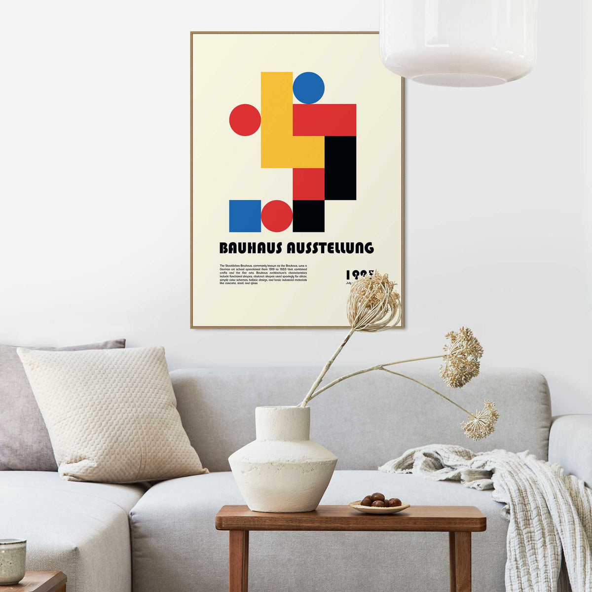 Framed Poster Bauhaus - Ausstellung I 70x50