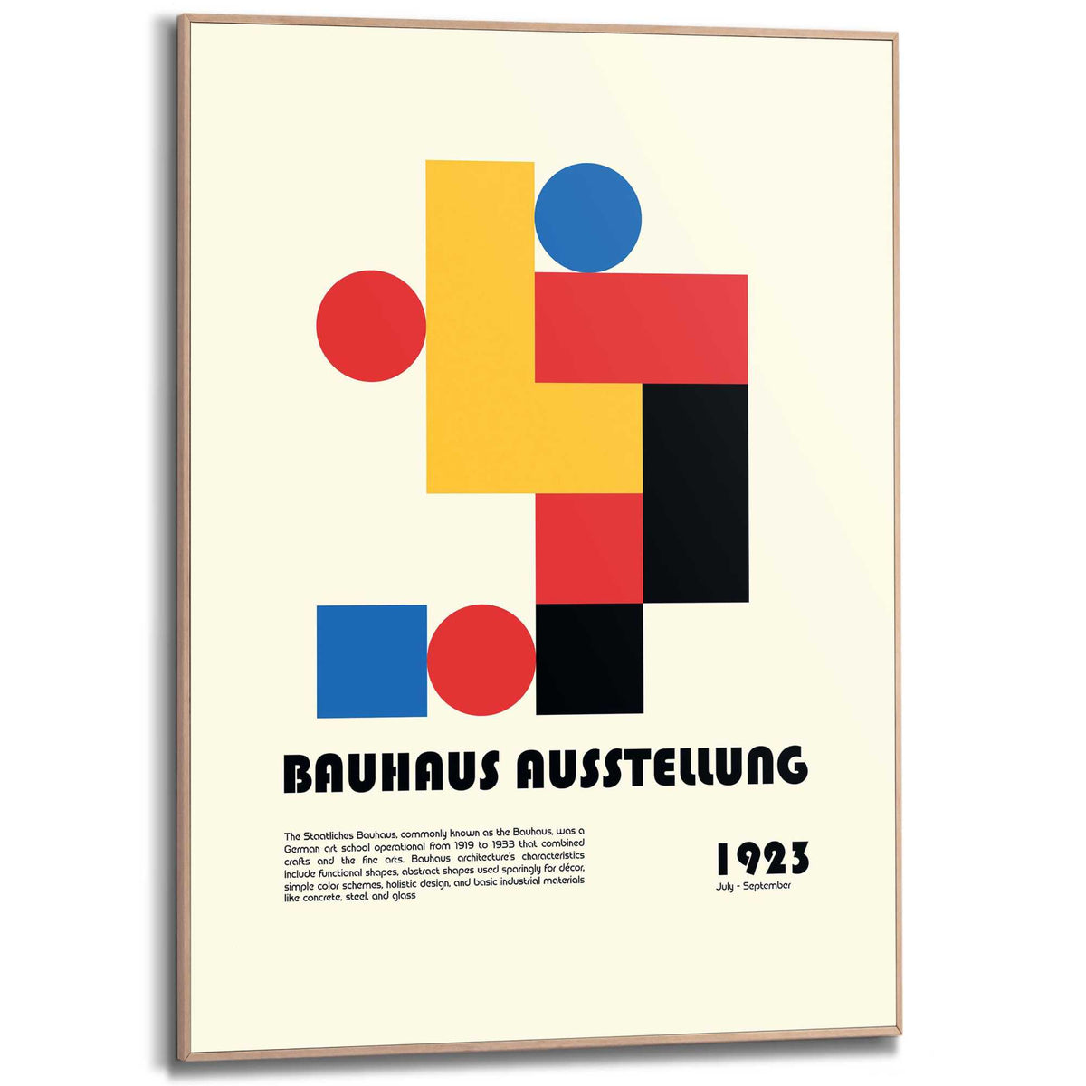 Framed Poster Bauhaus - Ausstellung I 70x50