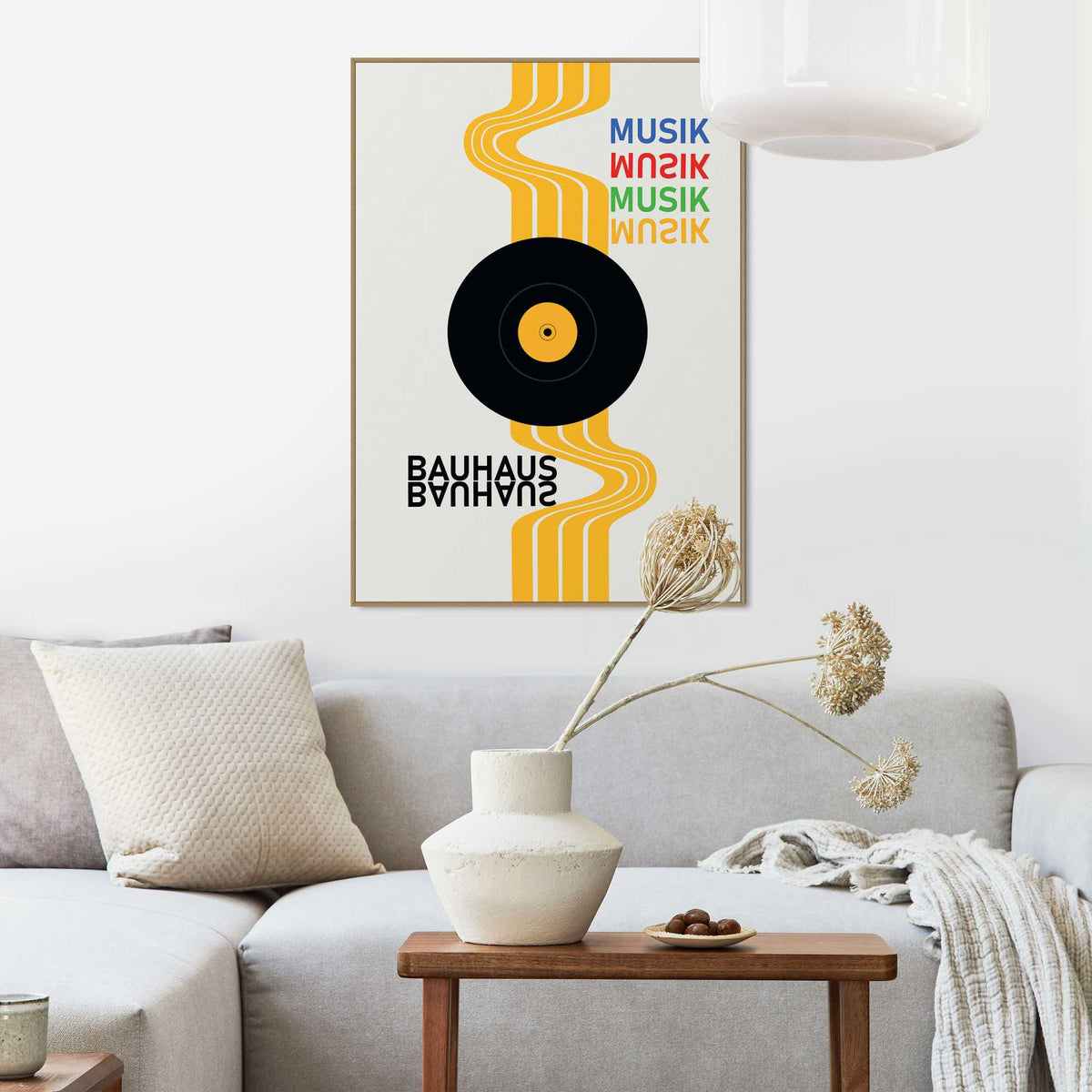 Framed Poster Bauhaus - Musik I 70x50