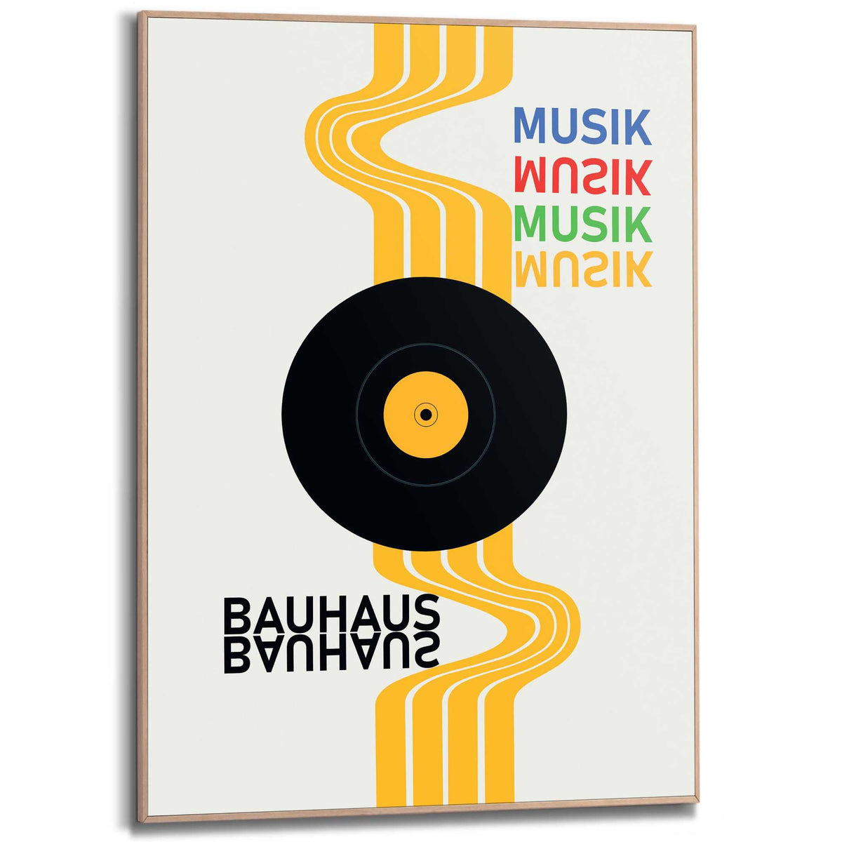 Framed Poster Bauhaus - Musik I 70x50