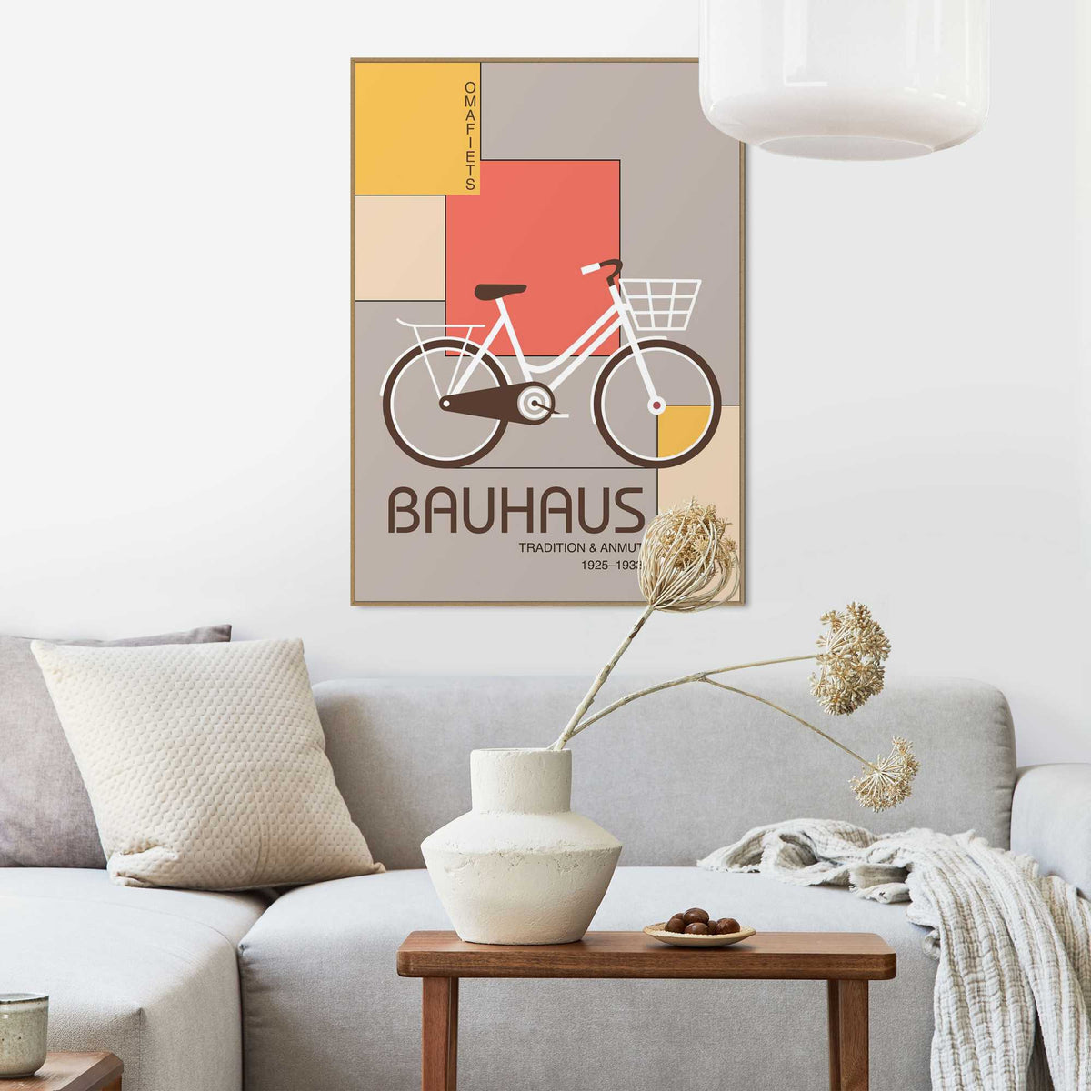 Framed Poster Bauhaus - Omafiets 70x50