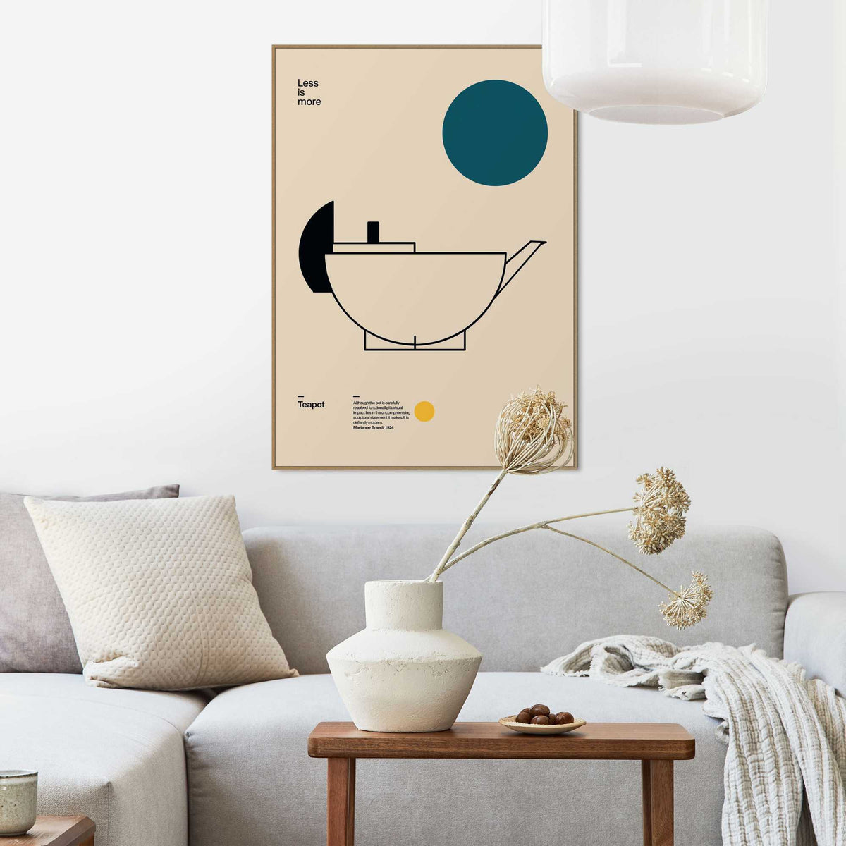 Framed Poster Teapot 70x50