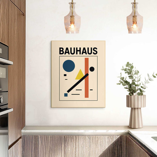 Framed Poster Bauhaus - Minimalist 50x40
